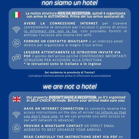 House Of Bruno - No Reception Hotel Trento Eksteriør billede